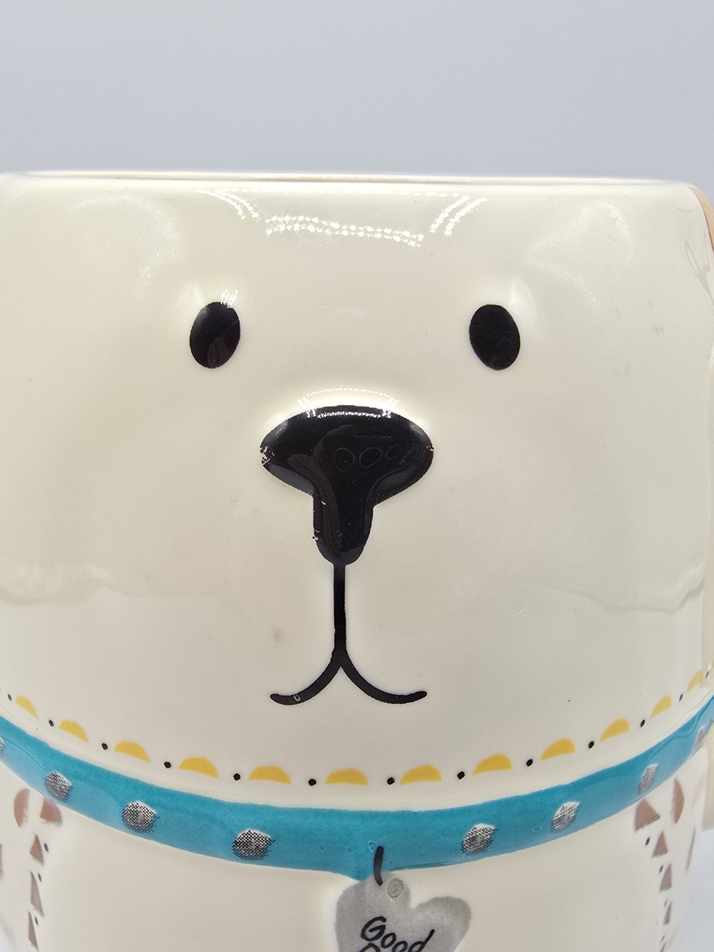 "All You Need Is Love And A Dog," Figural Dog 16 oz. Coffee Mug/Cup Natural Life - Picture 5 of 11